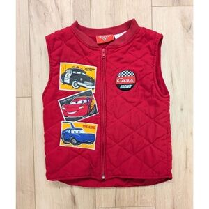 Y2K Disney Cars Red Vest